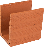 Canaleta U 11,5x19x19